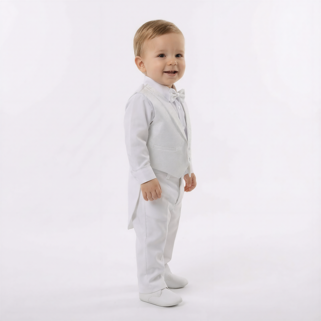 Archie's Penguin Tail Vest Set