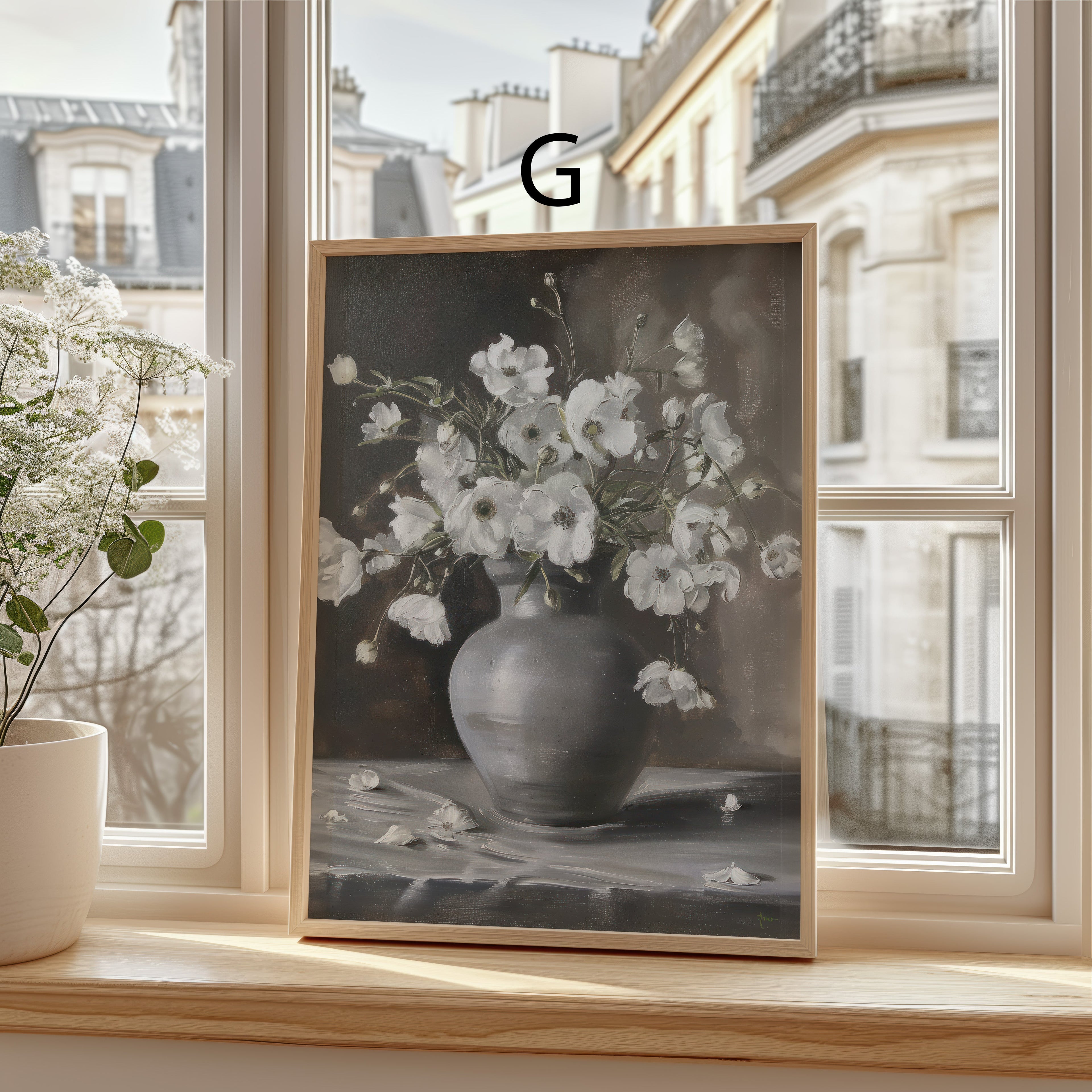 Moderne Vintage Kunst Poster · Geschenkidee · Blumen Porträt Stillleben Klassische Wandkunst · Dekoprint ohne Rahmen