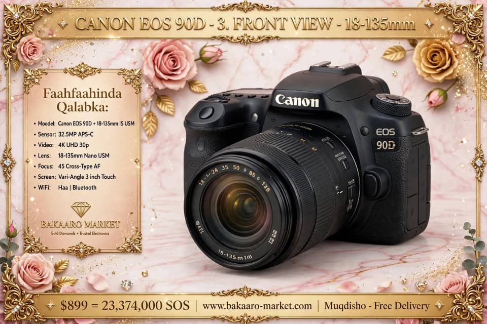 Canon EOS 90D, muuqaalka hore