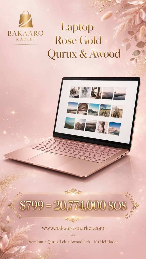 Laptop Rose Gold 8GB RAM 512GB SSD, qiime $799