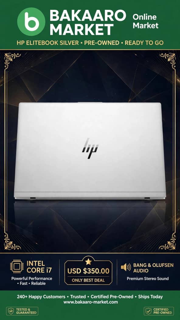 HP EliteBook Silver, daboolka laptop-ka